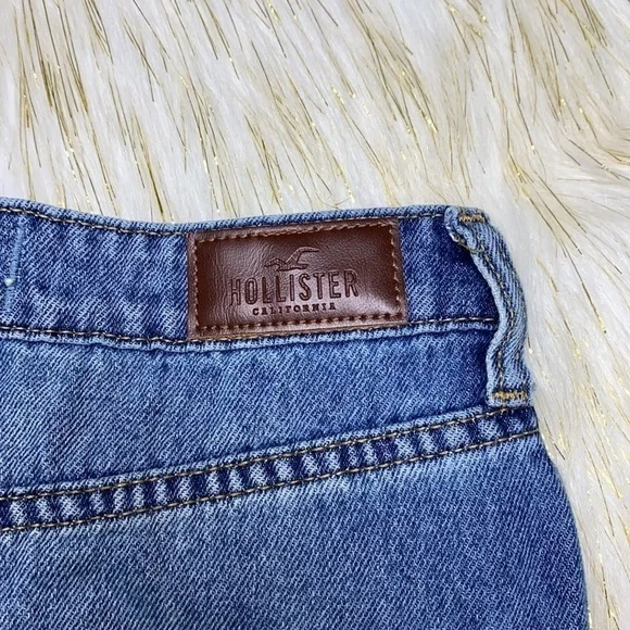 Hollister - Destroyed Denim Dress Size 3 Waist 26 - Picture 5 of 6